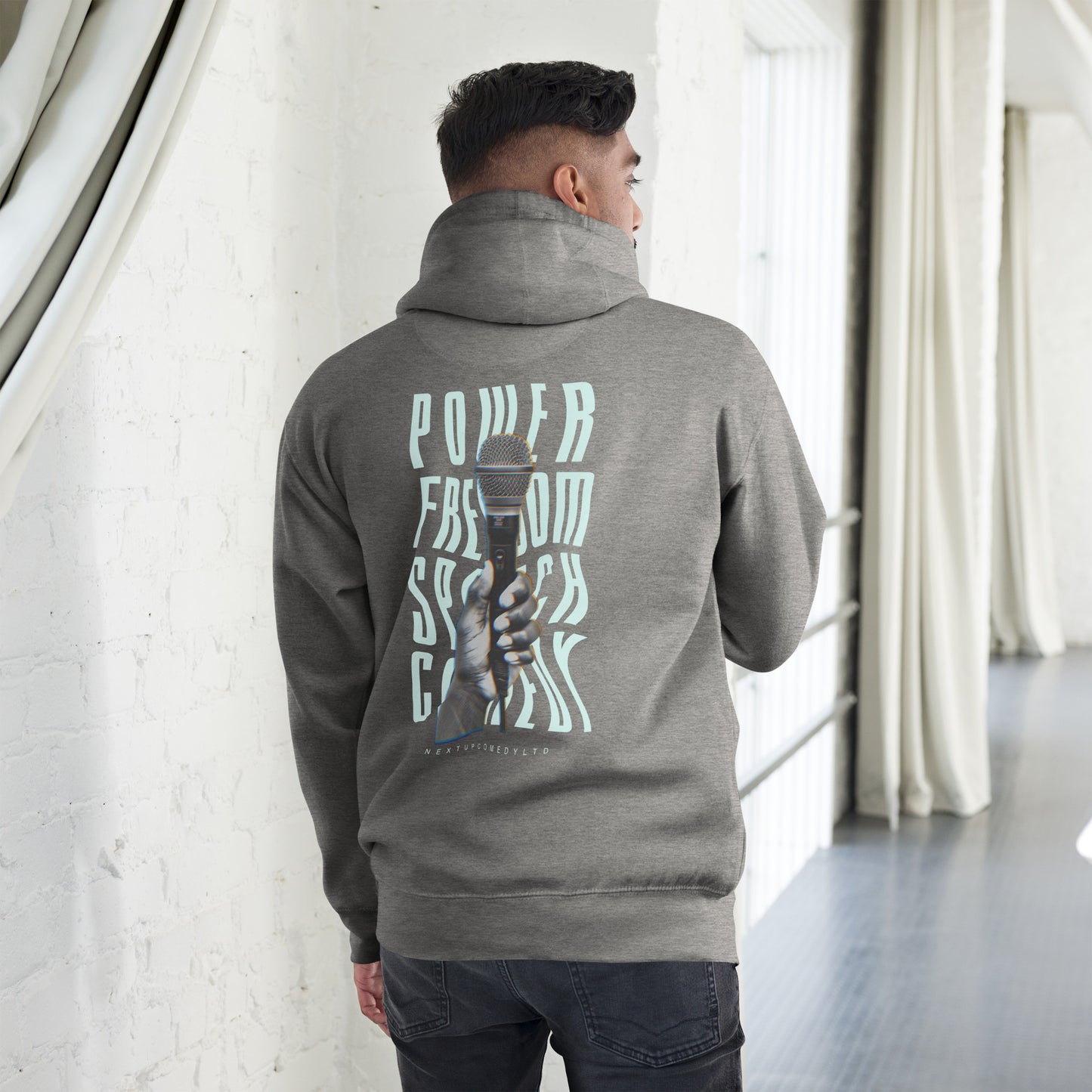 Unisex Hoodie - 'Power / Freedom / Speech / Comedy'