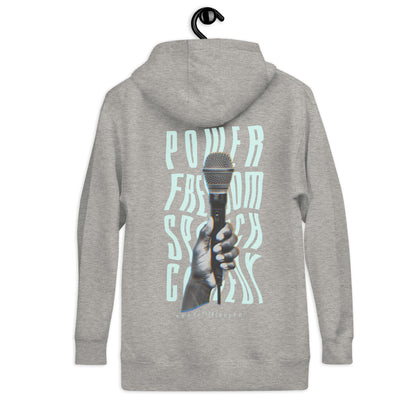 Unisex Hoodie - 'Power / Freedom / Speech / Comedy'